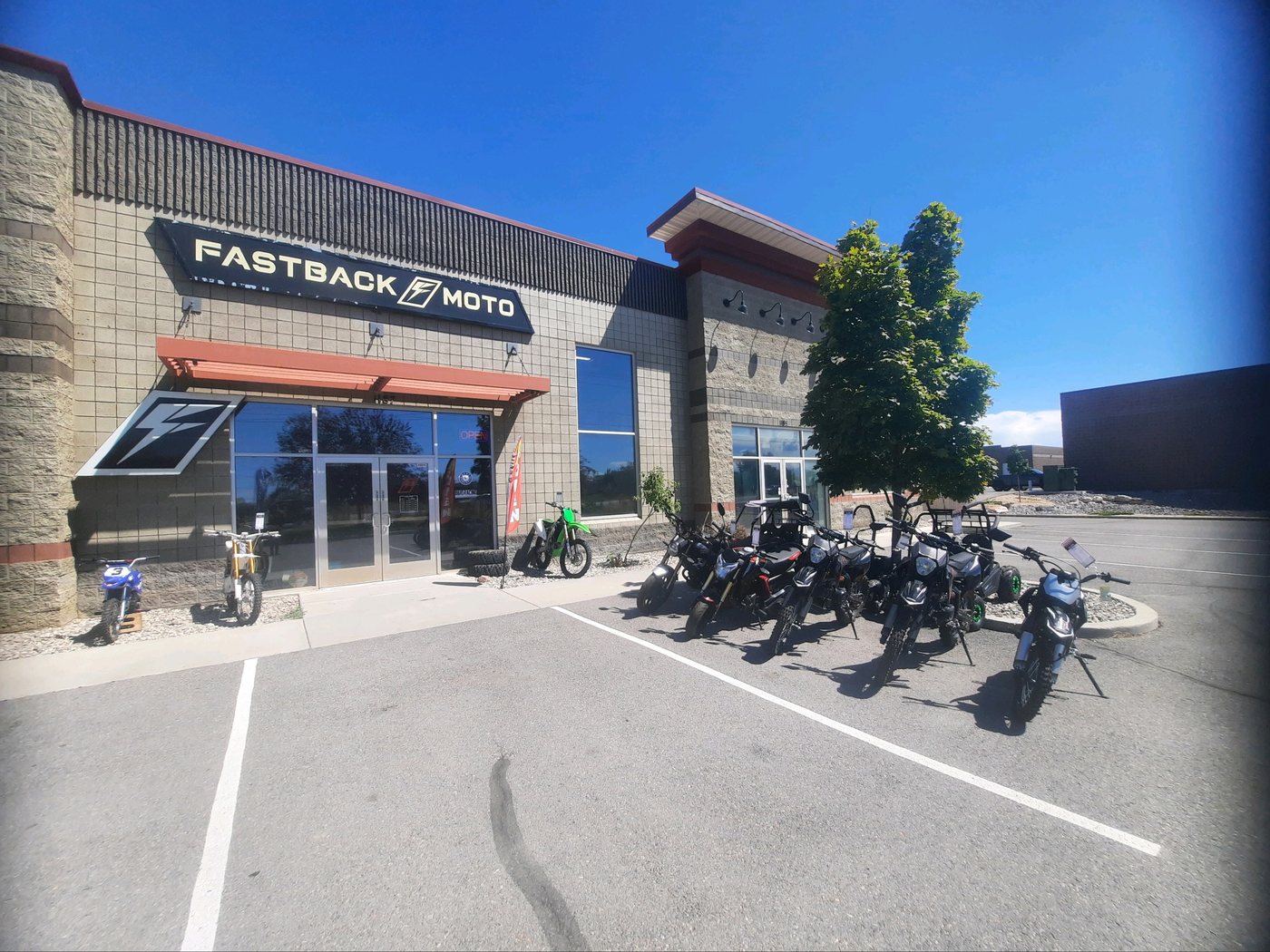 Fastback Moto storefront in Woods Cross, UT